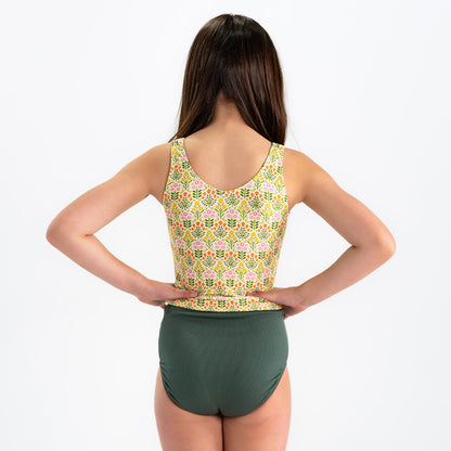 V Neck Tankini Top (Girls)
