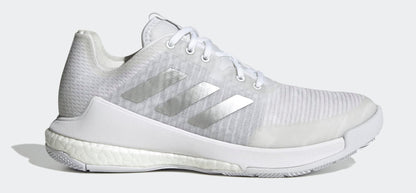 adidas Women's Crazyflight 'White Silver Metallic' Sneakers