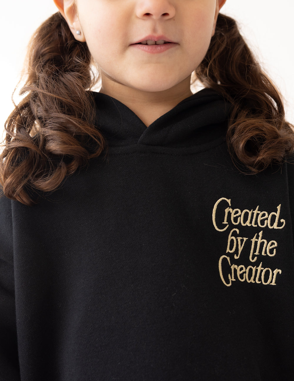 Elevated Faith Created by the Creator Kids Hoodie