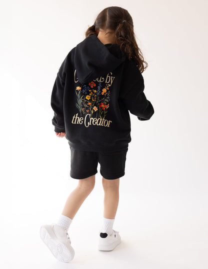 Elevated Faith Created by the Creator Kids Hoodie