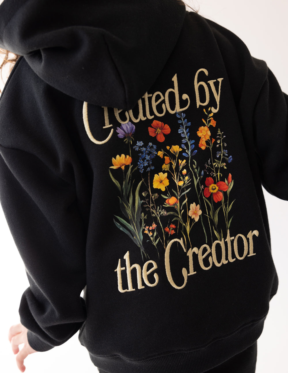 Elevated Faith Created by the Creator Kids Hoodie