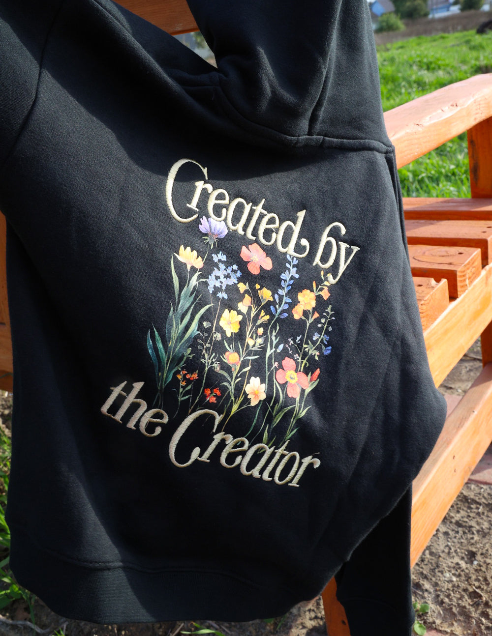 Elevated Faith Created by the Creator Kids Hoodie