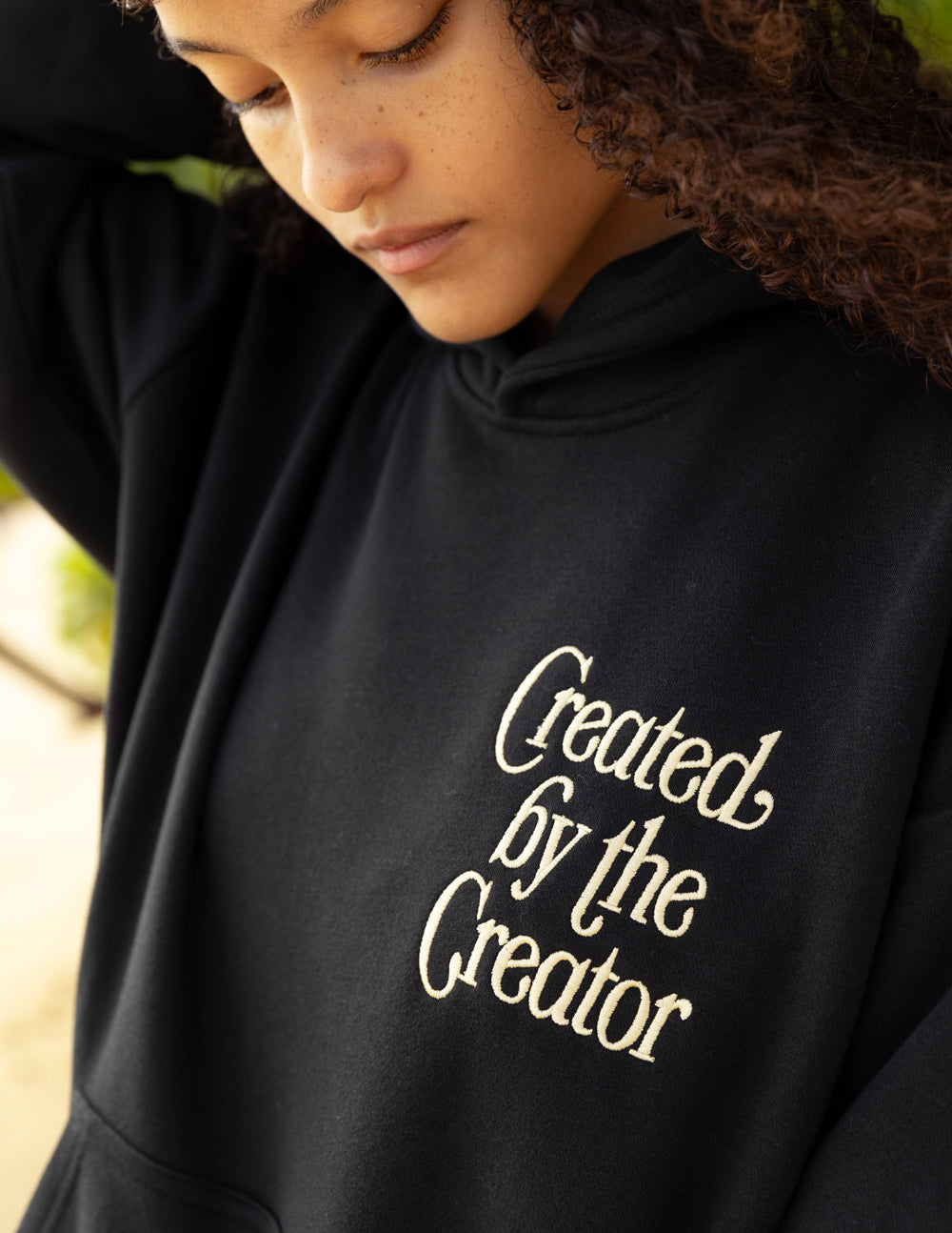 Elevated Faith Created by the Creator Unisex Hoodie