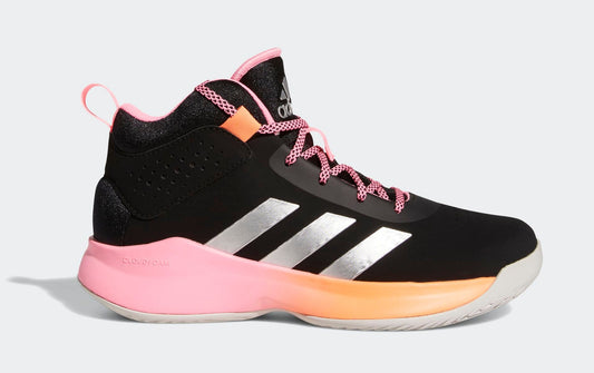 [GX4793] Youth adidas Cross ‘Em up 5 Wide (GS) ‘Black Beam Pink'