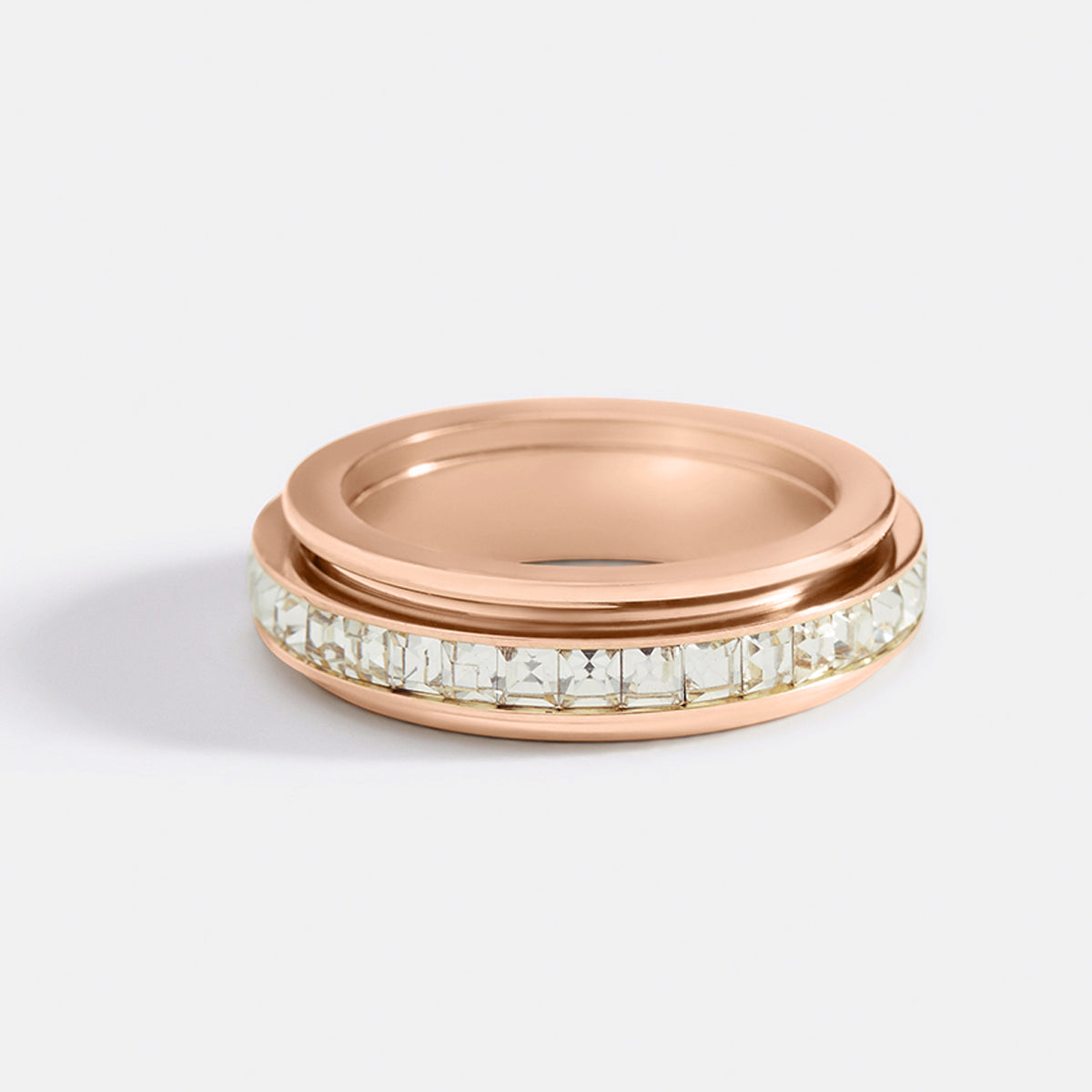 Mint & Lily Crystal Statement Spinning Fidget Ring