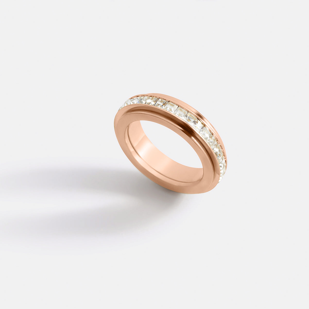 Mint & Lily Crystal Statement Spinning Fidget Ring