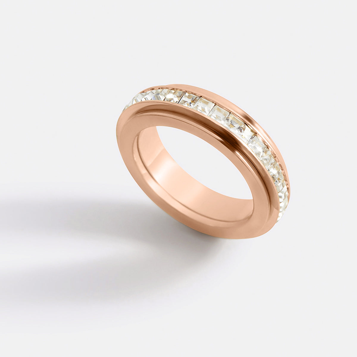 Mint & Lily Crystal Statement Spinning Fidget Ring