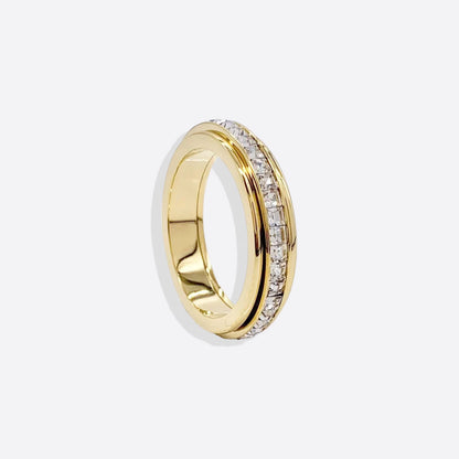Mint & Lily Crystal Statement Spinning Fidget Ring