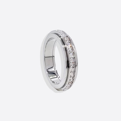 Mint & Lily Crystal Statement Spinning Fidget Ring