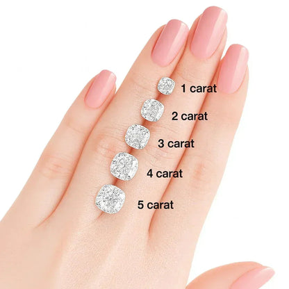 Cushion Cut Loose Lab Grown Diamond Stone VVS1 IGI Certified