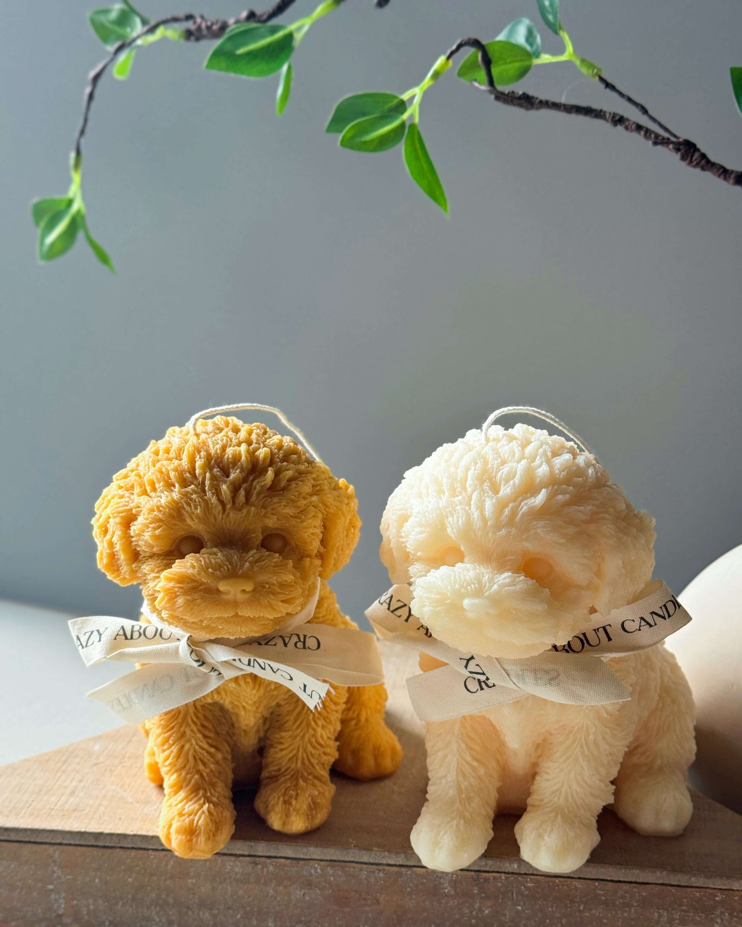 Large Handmade Puppy Candle – Perfect for Pet Lovers