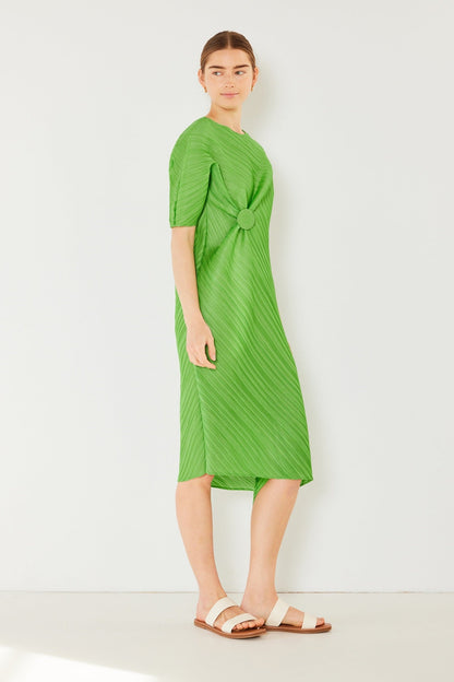 Marina West D03BT Pleated Dolman Sleeve Dress