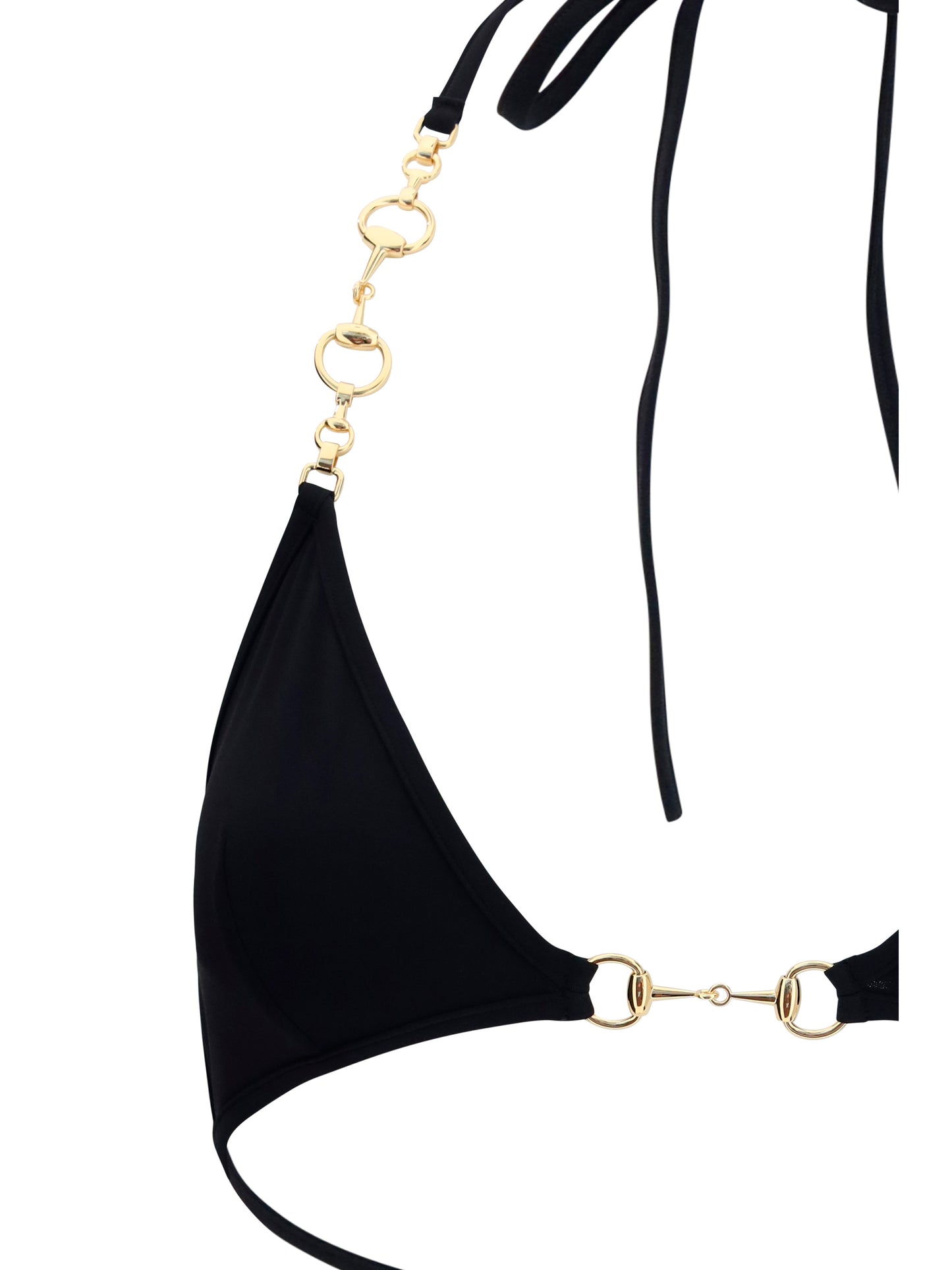 Bikini With Horsebit Black