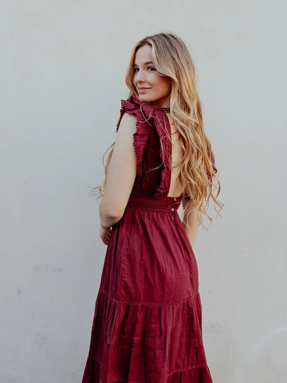 Lantern Maxi Dress