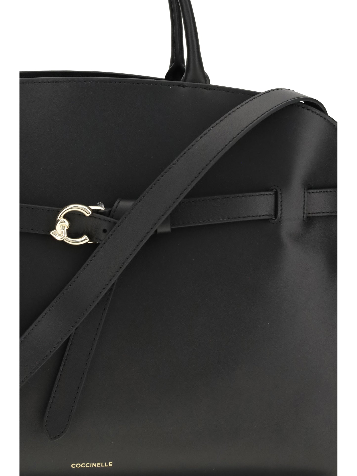 Handbag Sabine Black Calf Leather