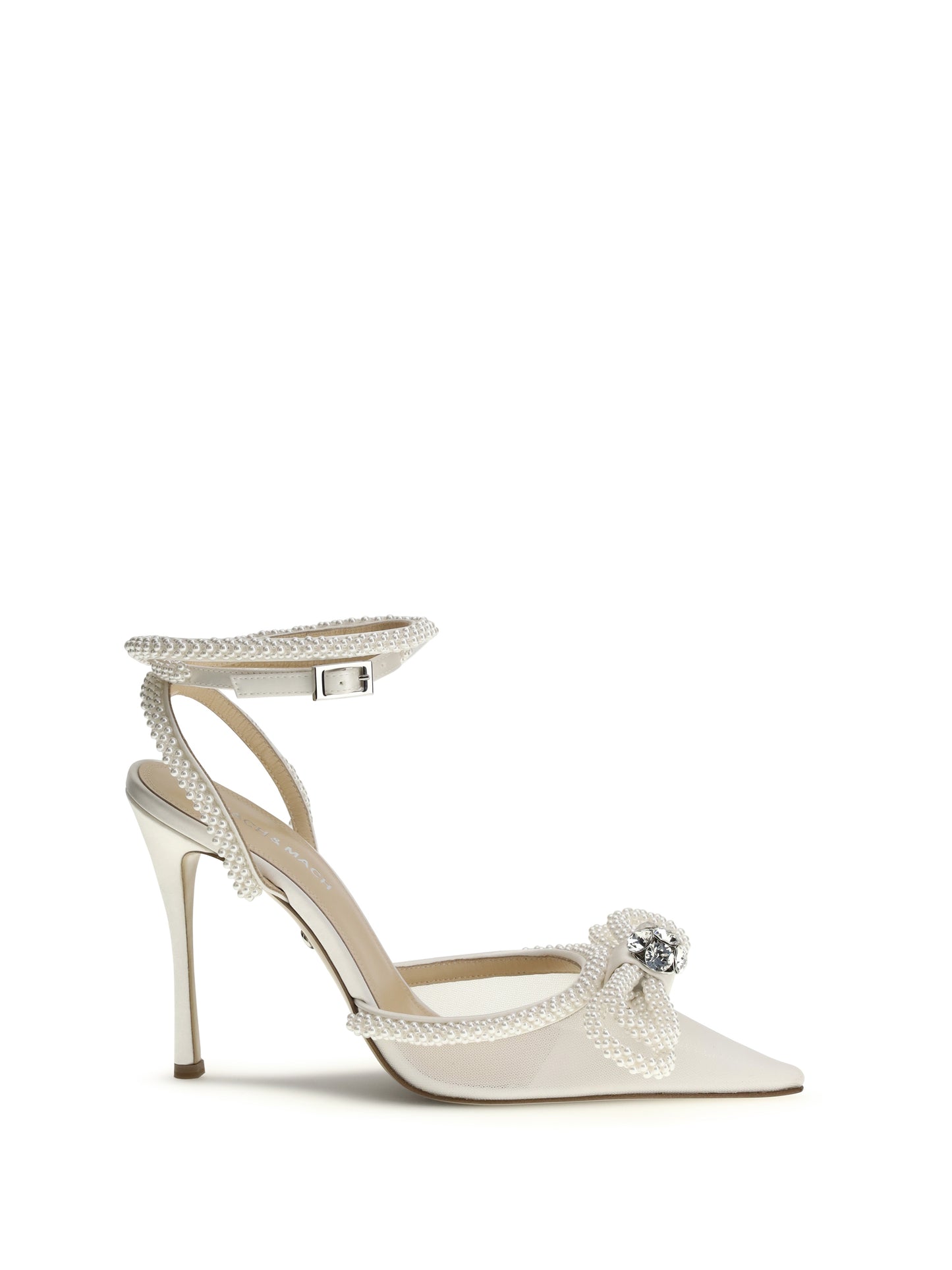 Pumps Double Bow Satin