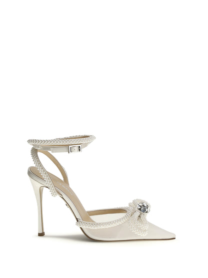Pumps Double Bow Satin