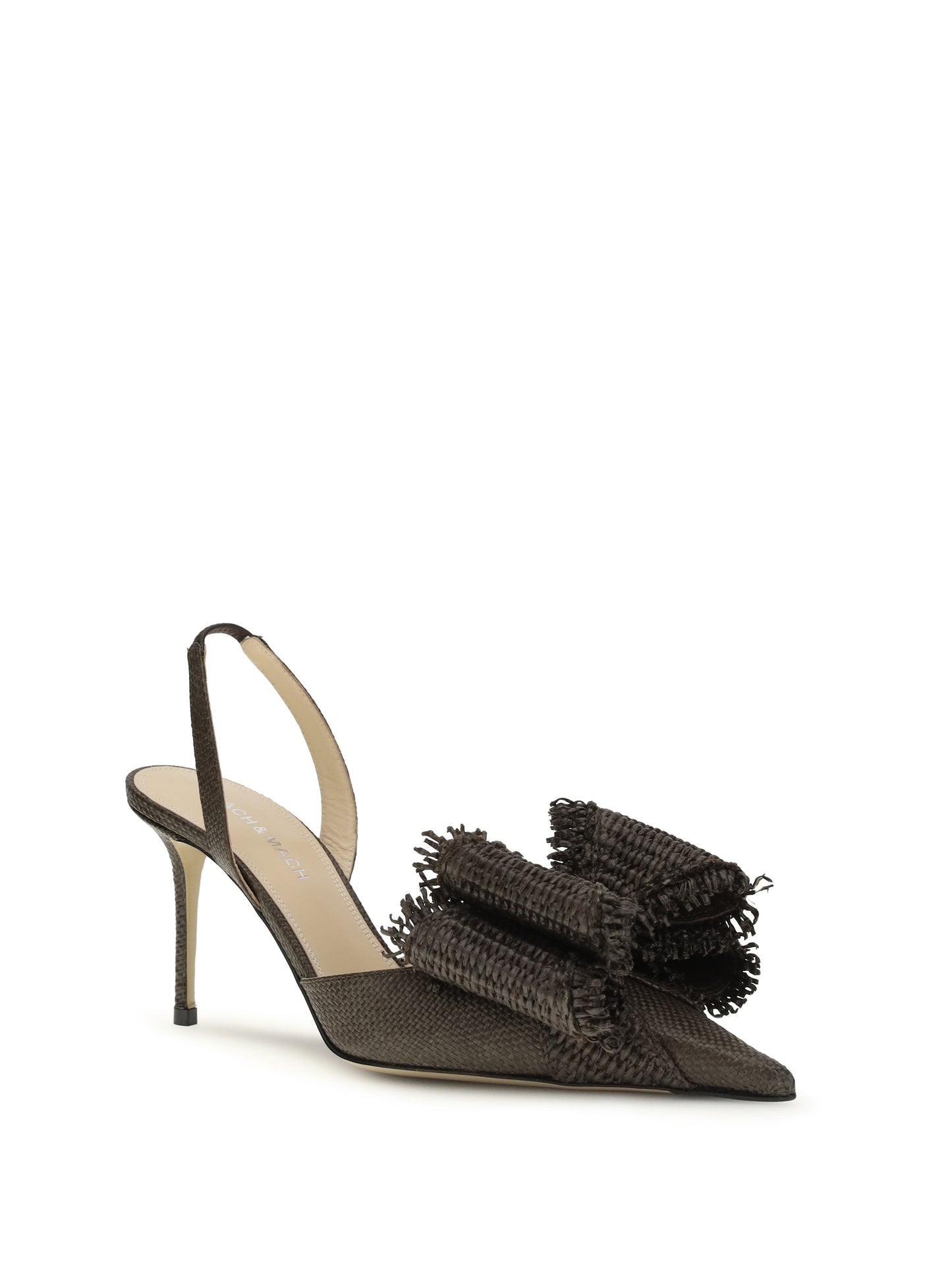 Pumps Le Cadeau Mocha Raffia