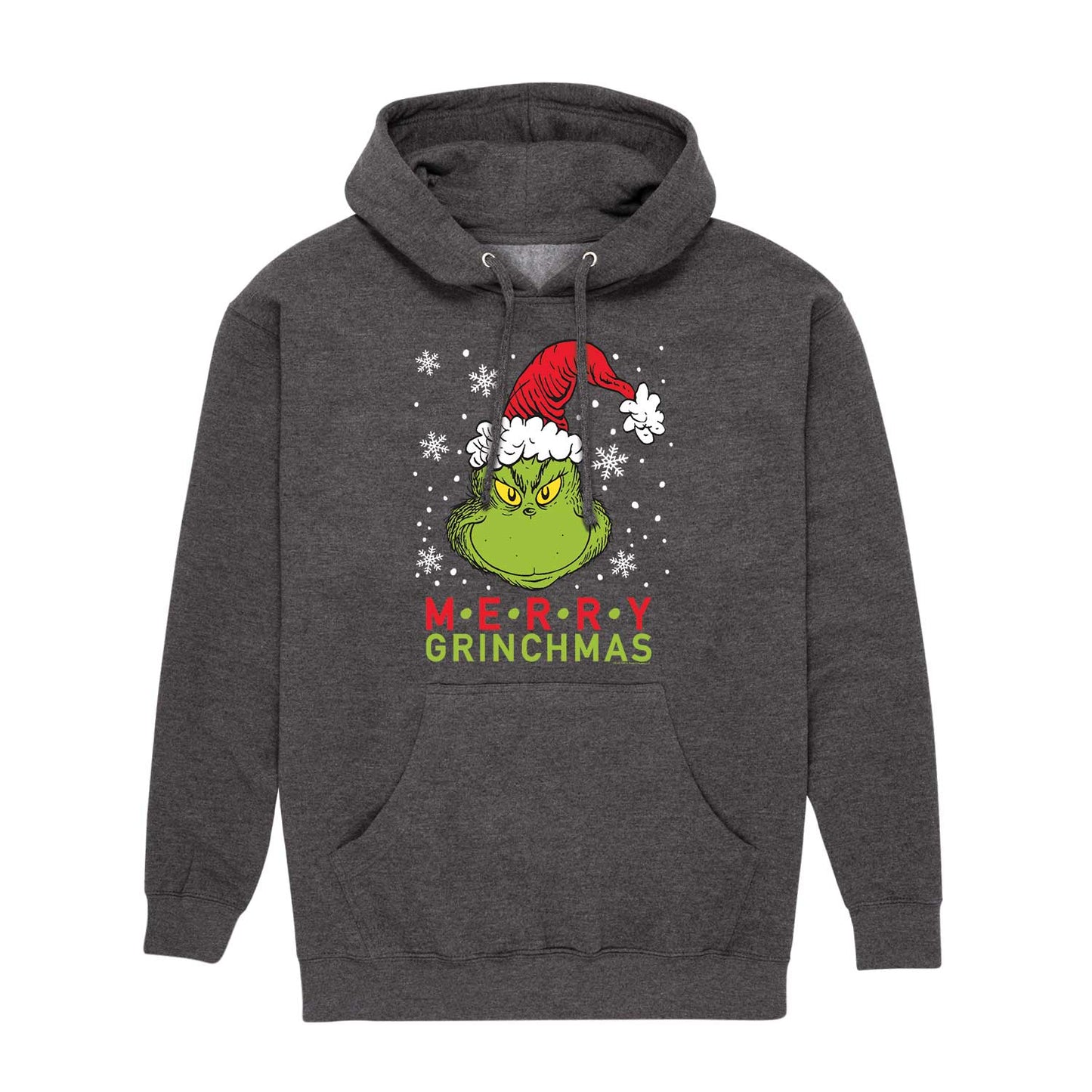 Merry Santa Grinch - HEATHER CHARCOAL-