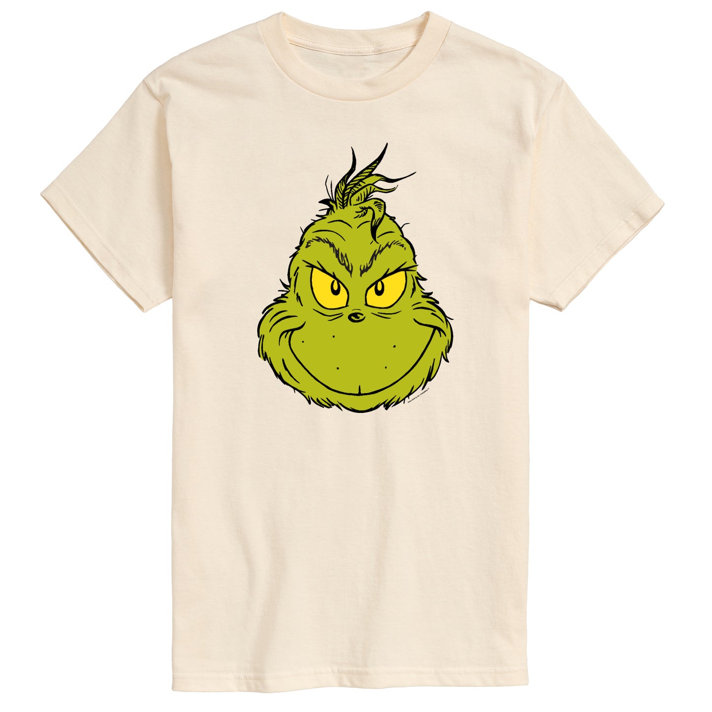 The Grinch - Smiling Face - Men's Short Sleeve Graphic T-Shirt