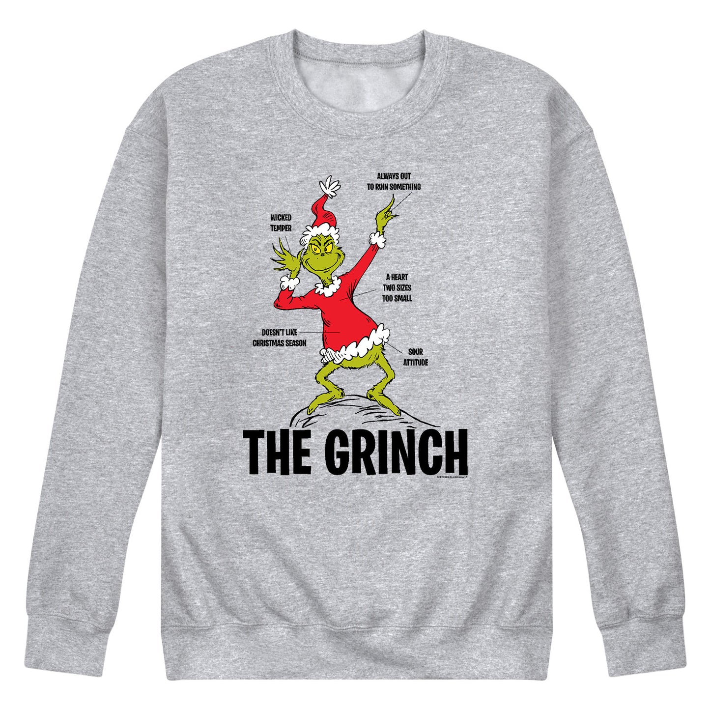 The Grinch - ATHLETIC HEATHER-
