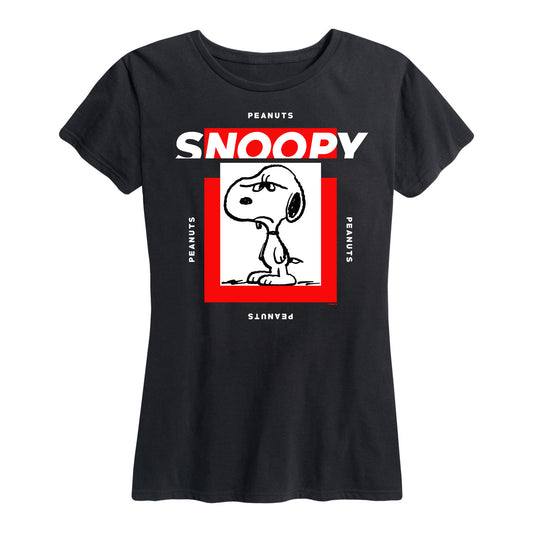 Peanuts - Faces of Snoopy - Women's Short Sleeve Graphic T-Shirt