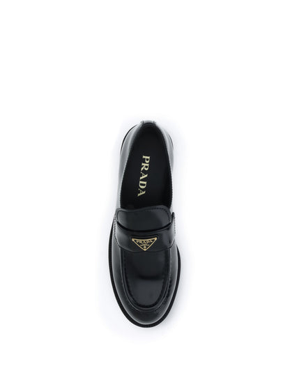 Leather Loafers Black