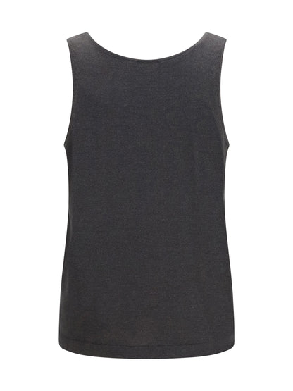 Knit Tank Top Lead Grey