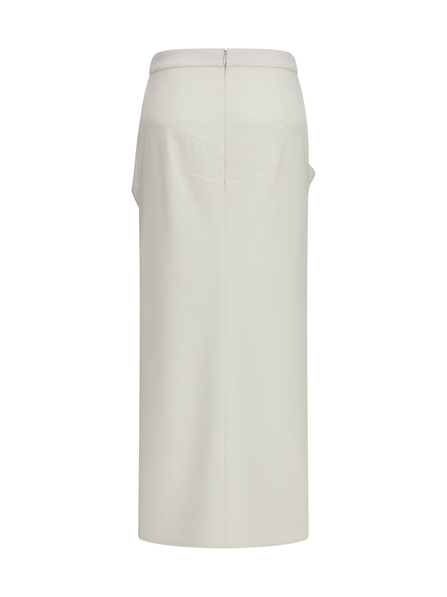 Skirt Wool and Mohair White