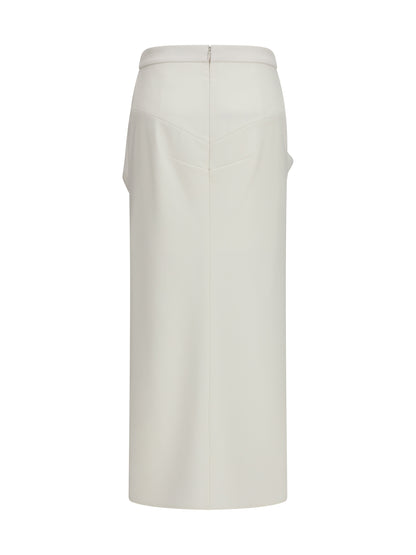 Skirt Wool and Mohair White