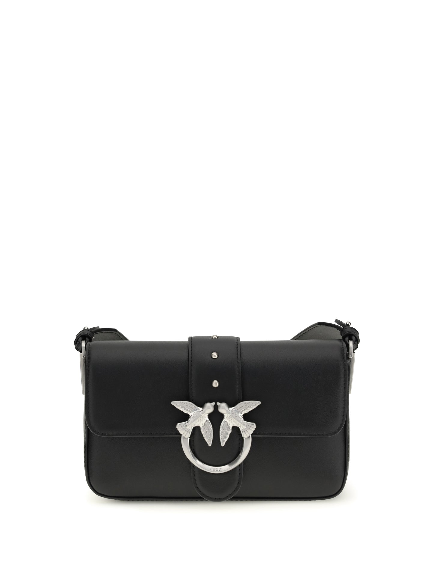 Shoulder Bag Mini Love Calf Leather Black