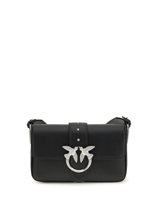 Shoulder Bag Mini Love Calf Leather Black