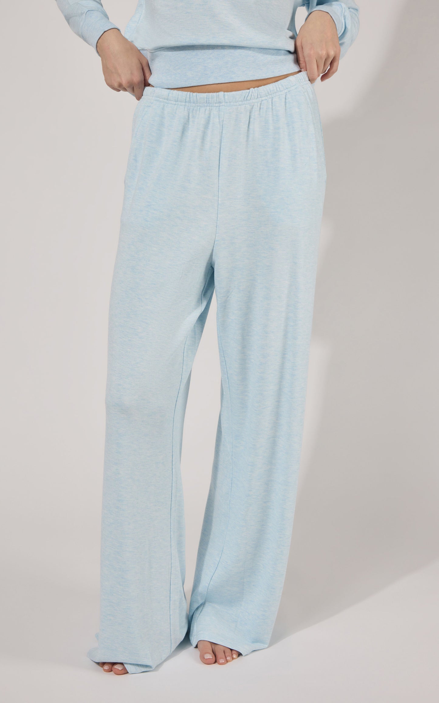 Modal Terry Relaxed Wide Pant