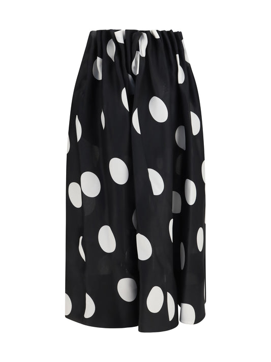 Skirt Riley Large Dot Black