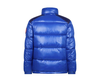 Save The Duck Luck Glossy Puffer Men Jacket Twilight Blue