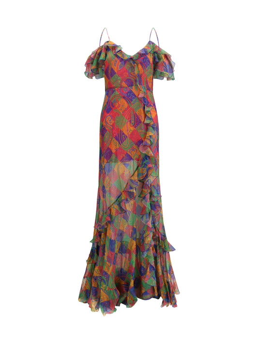 Dress Silk Multicolour
