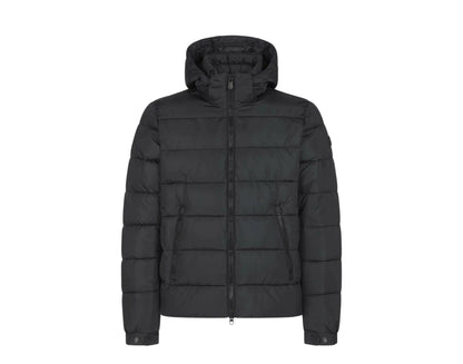 Save The Duck Mega Hooded Puffer Men Jacket Black