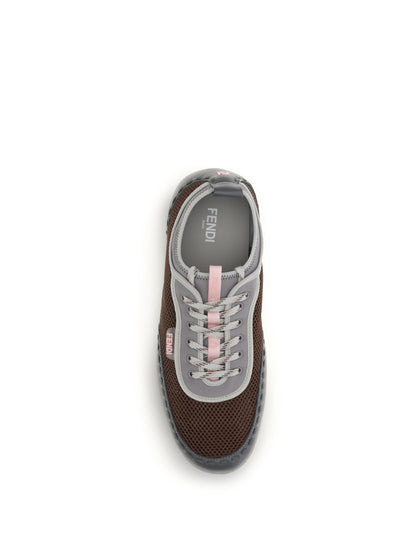 Sneakers Leather and Mesh