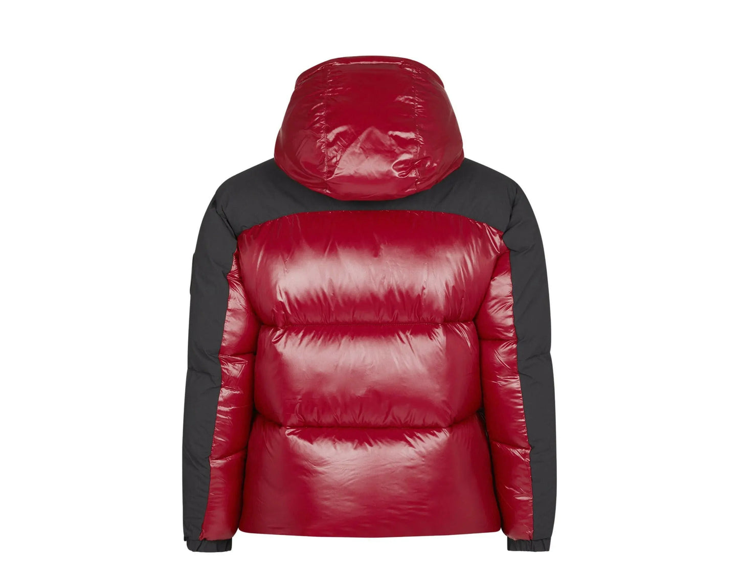 Save The Duck Luma Hooded Puffer Men Jacket Mineral Red/Black