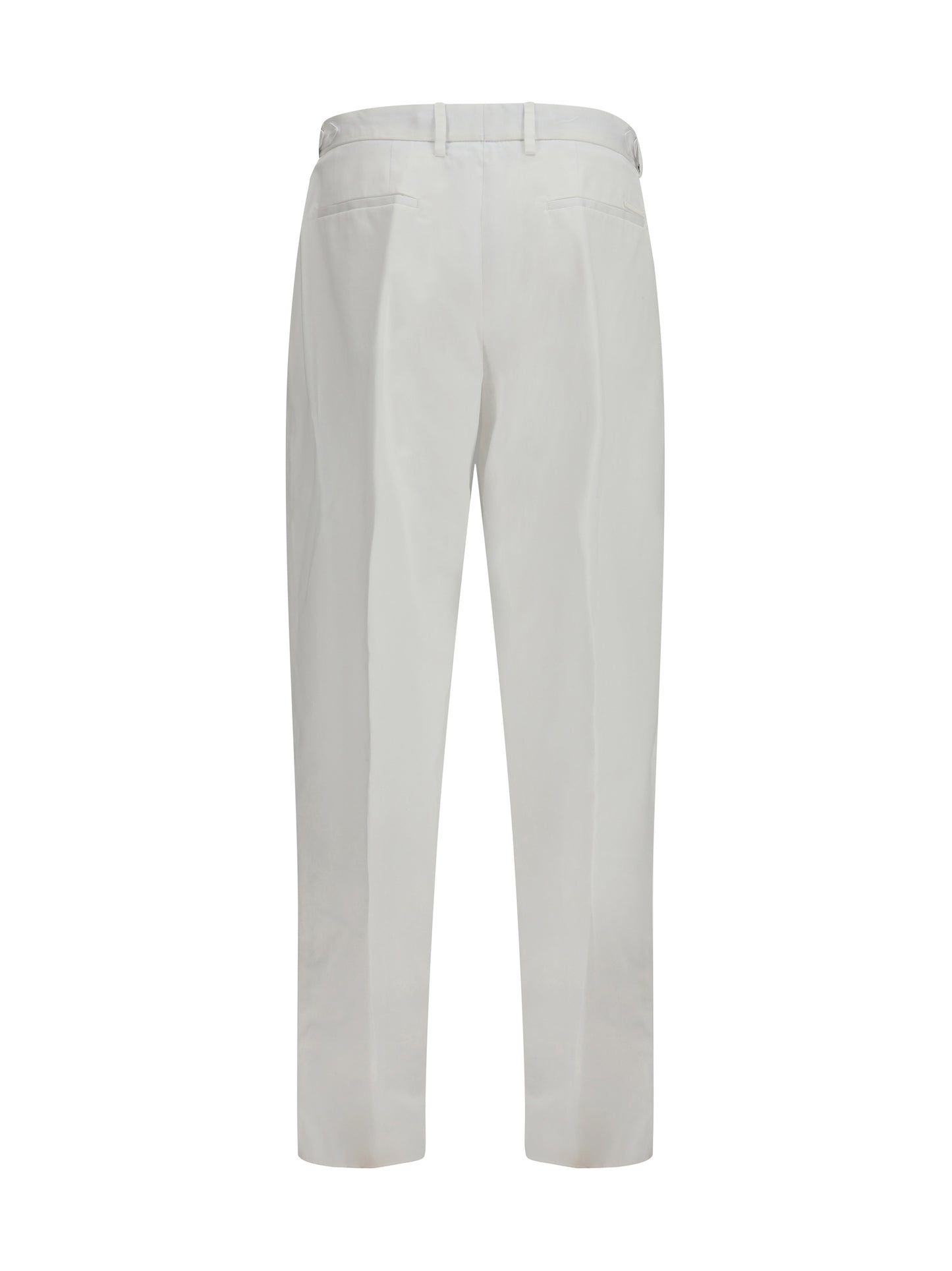 Pants Cotton Gabardine Optical White