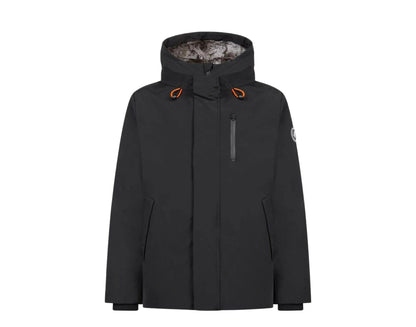 Save The Duck Copy Faux Fur Hooded Parka Men Jacket Black
