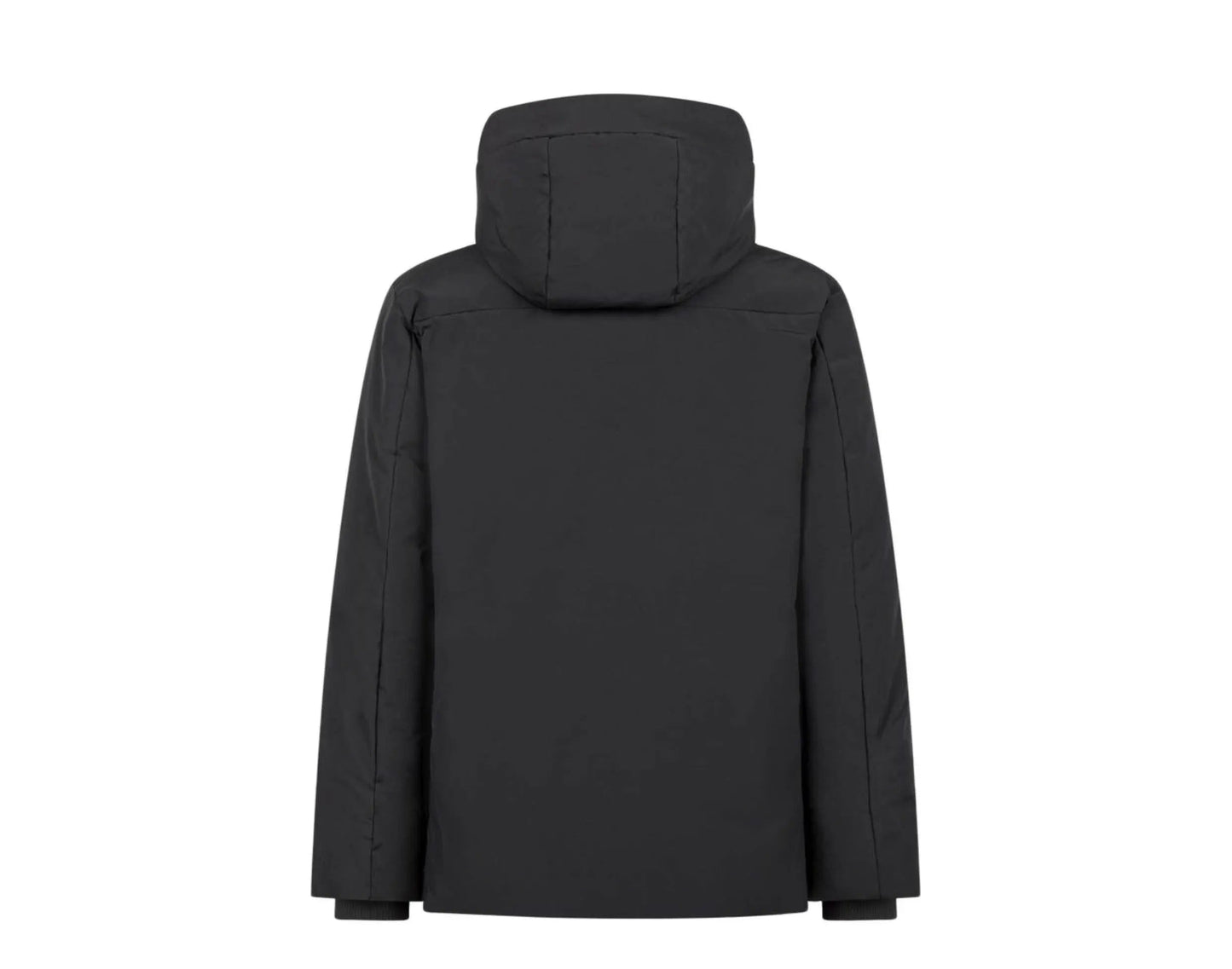 Save The Duck Copy Faux Fur Hooded Parka Men Jacket Black