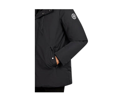 Save The Duck Copy Faux Fur Hooded Parka Men Jacket Black