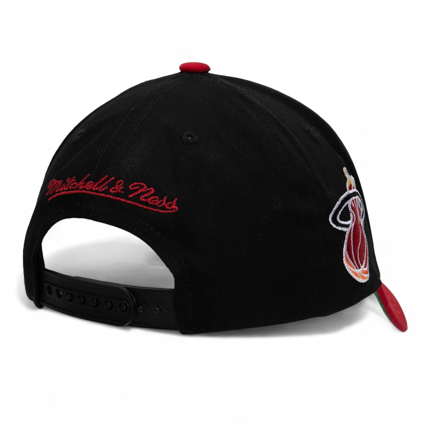 Men's Mitchell & Ness NBA Highlight Real Snapback Hwc Heat Dwyane Wade