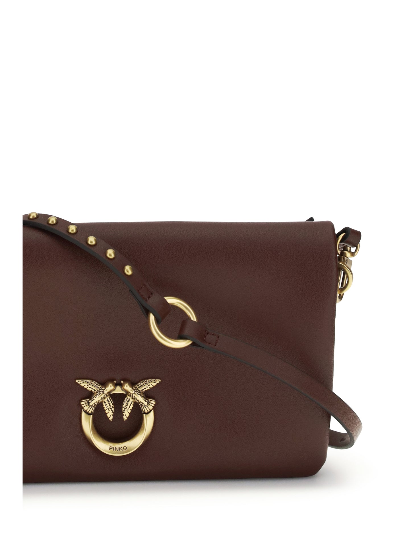 Shoulder Bag Love Click Soft Horizontal Burgundy
