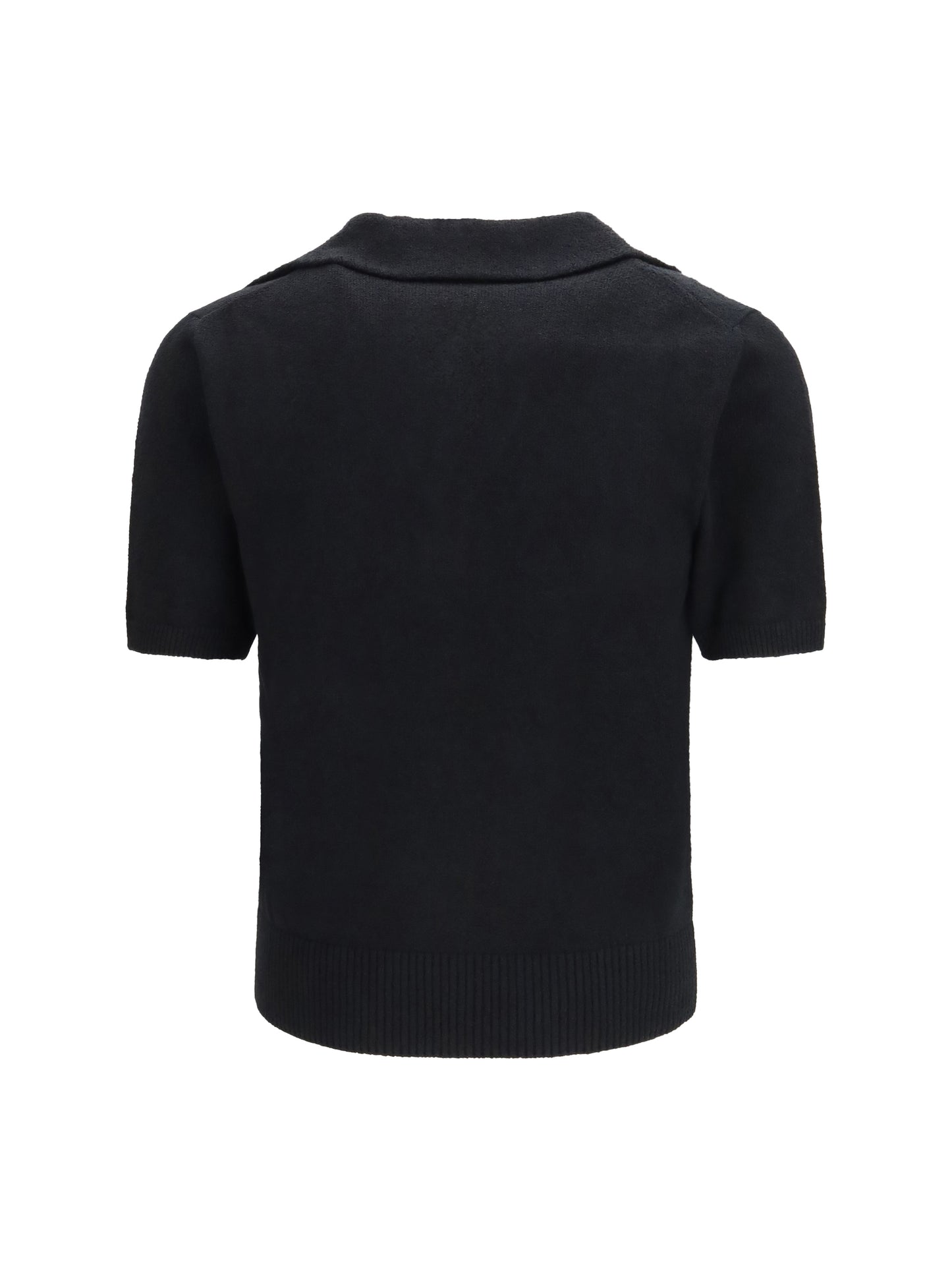 Polo Shirt Cotton-Blend Black