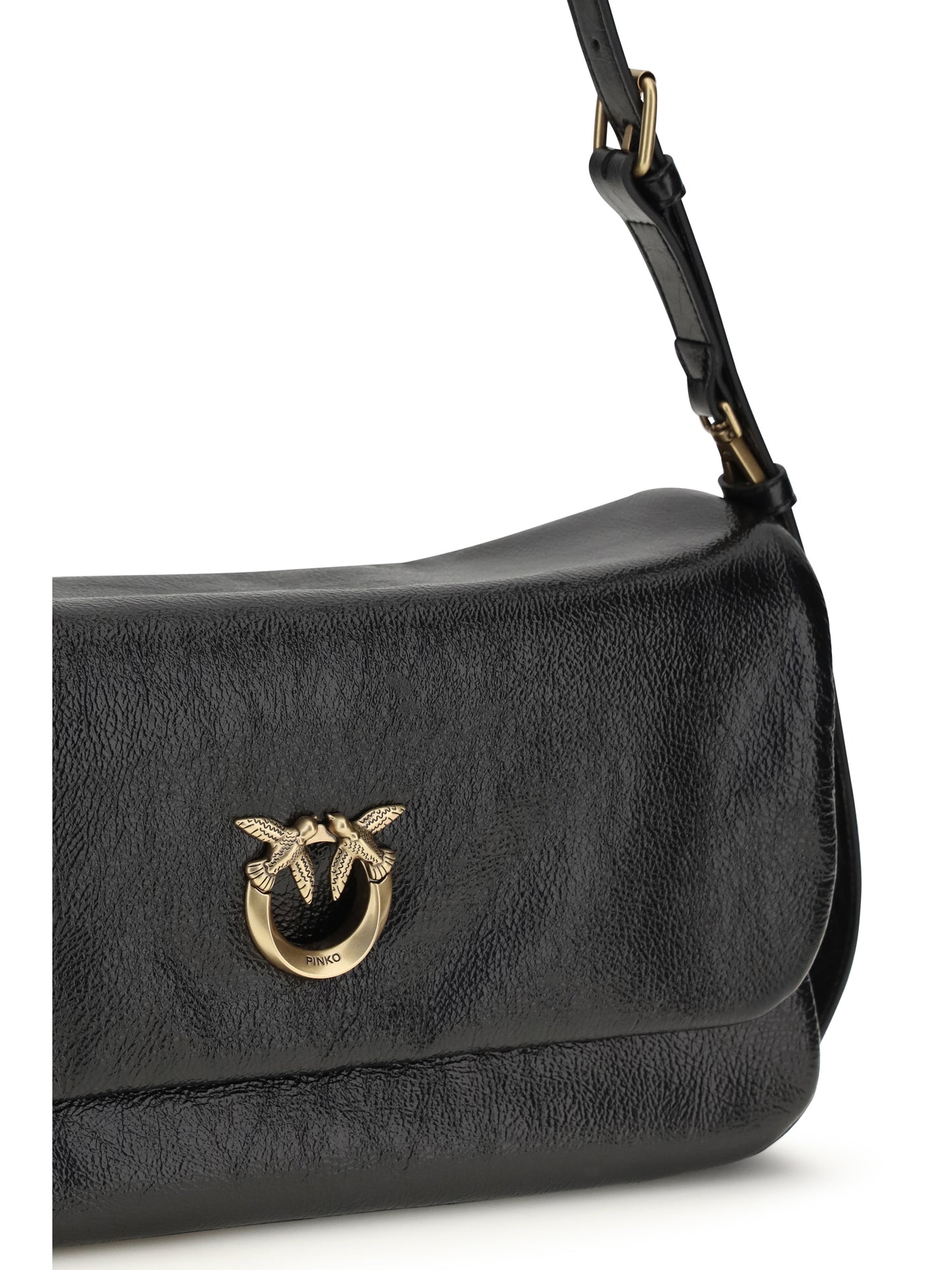 Shoulder Bag Love Click Soft Black/Antique Gold