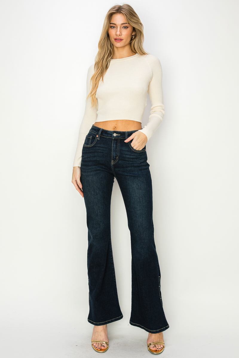High Rise Flare Jeans