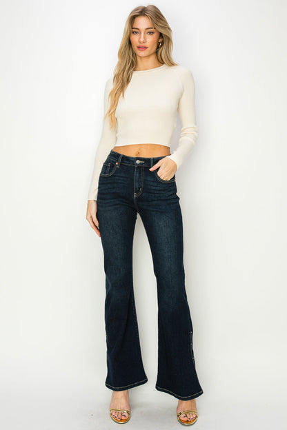 High Rise Flare Jeans