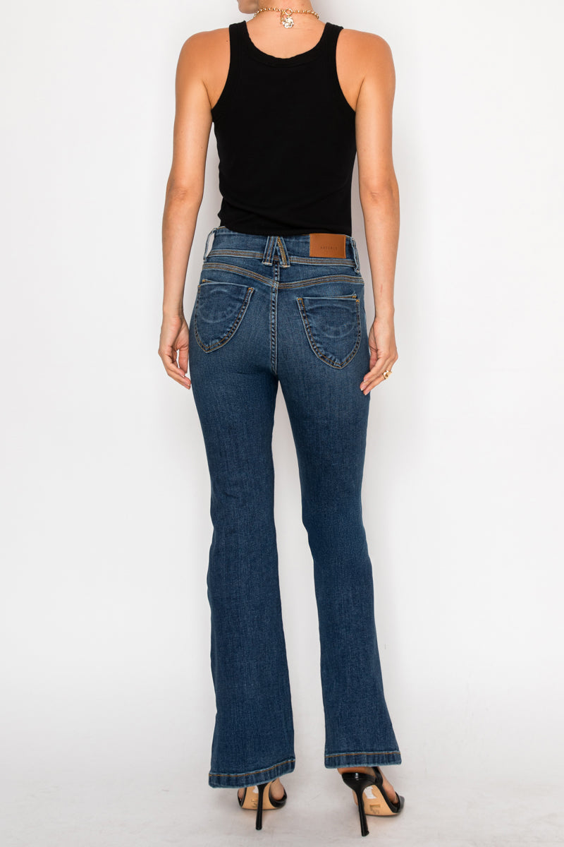 Simone Tummy Control High Rise Bootcut Jeans